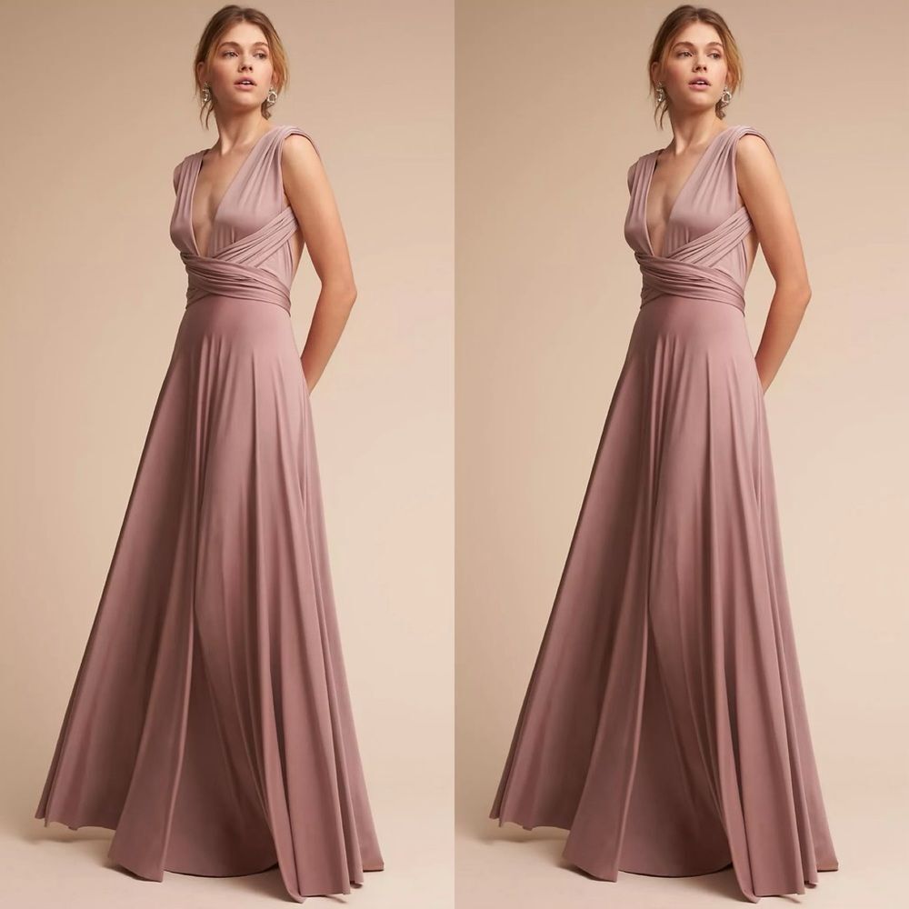 BHLDN Twobirds Ginger Convertible Maxi Dress